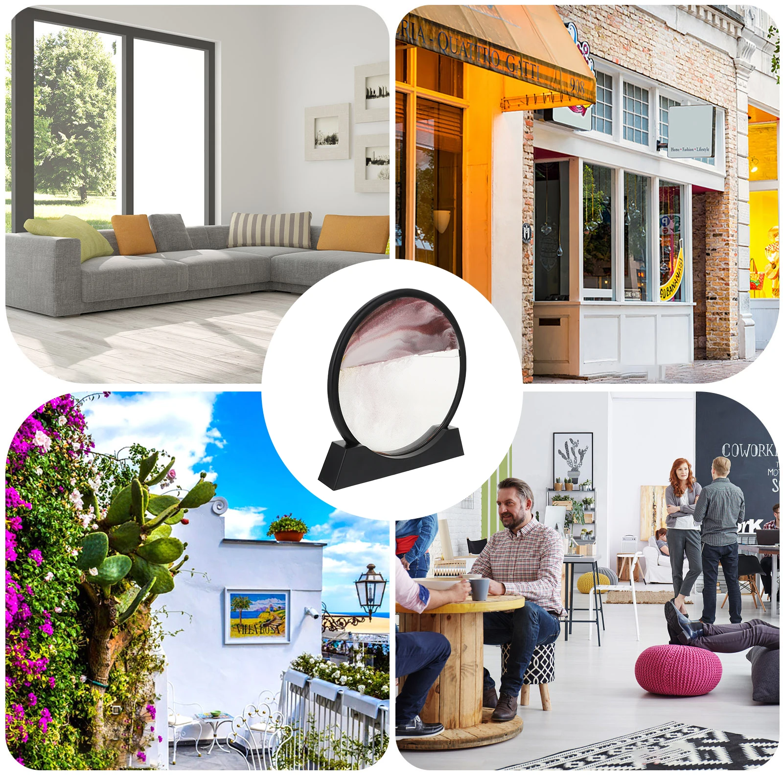 Quicksand Painting Ornaments Decor Adornment Decoration Christmas Decorations Decorative