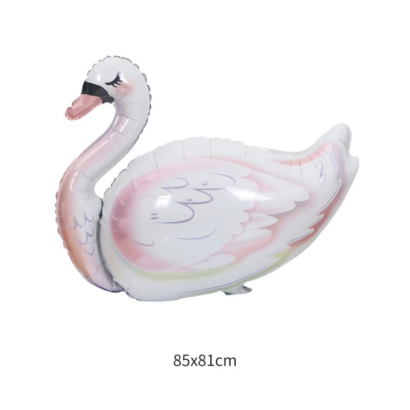 Cartoon animal balloon toy swan shape balloon birthday party decoration wedding arrangement aluminum foil balloon