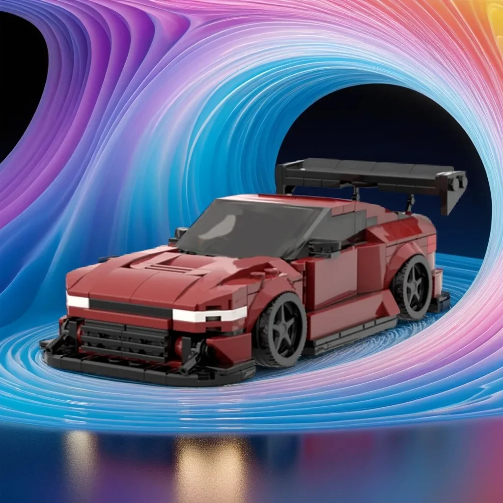 

380pcs MOC Nissaner 240SX Silvia DIY Retro Japanese Tuner Model – Sleek Design Building Set, Must-Have Building blocks Gift