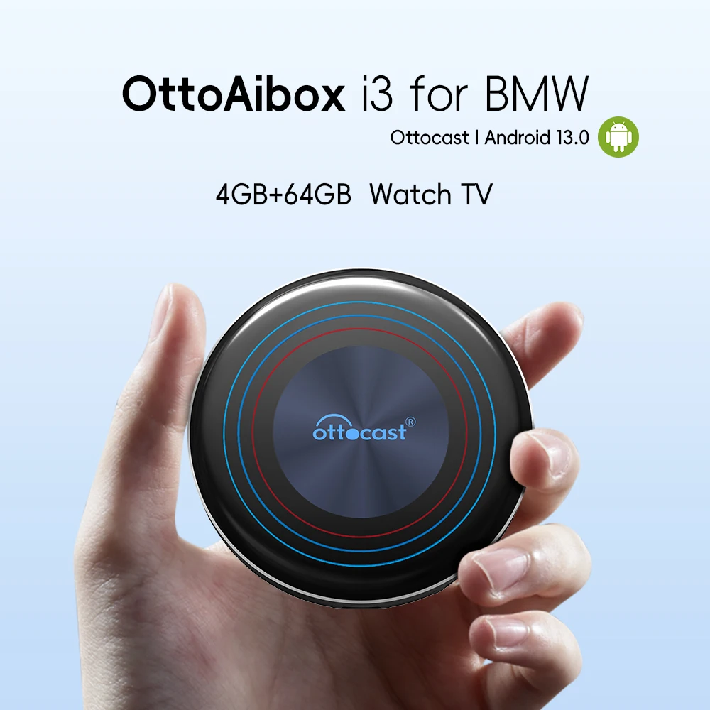 2024 i3 AI TV Box for BMW iDrive 6 7 8 9 Wireless CarPlay Car Accessories Video Adapter Android 13.0 for Netflix TikTok Newest