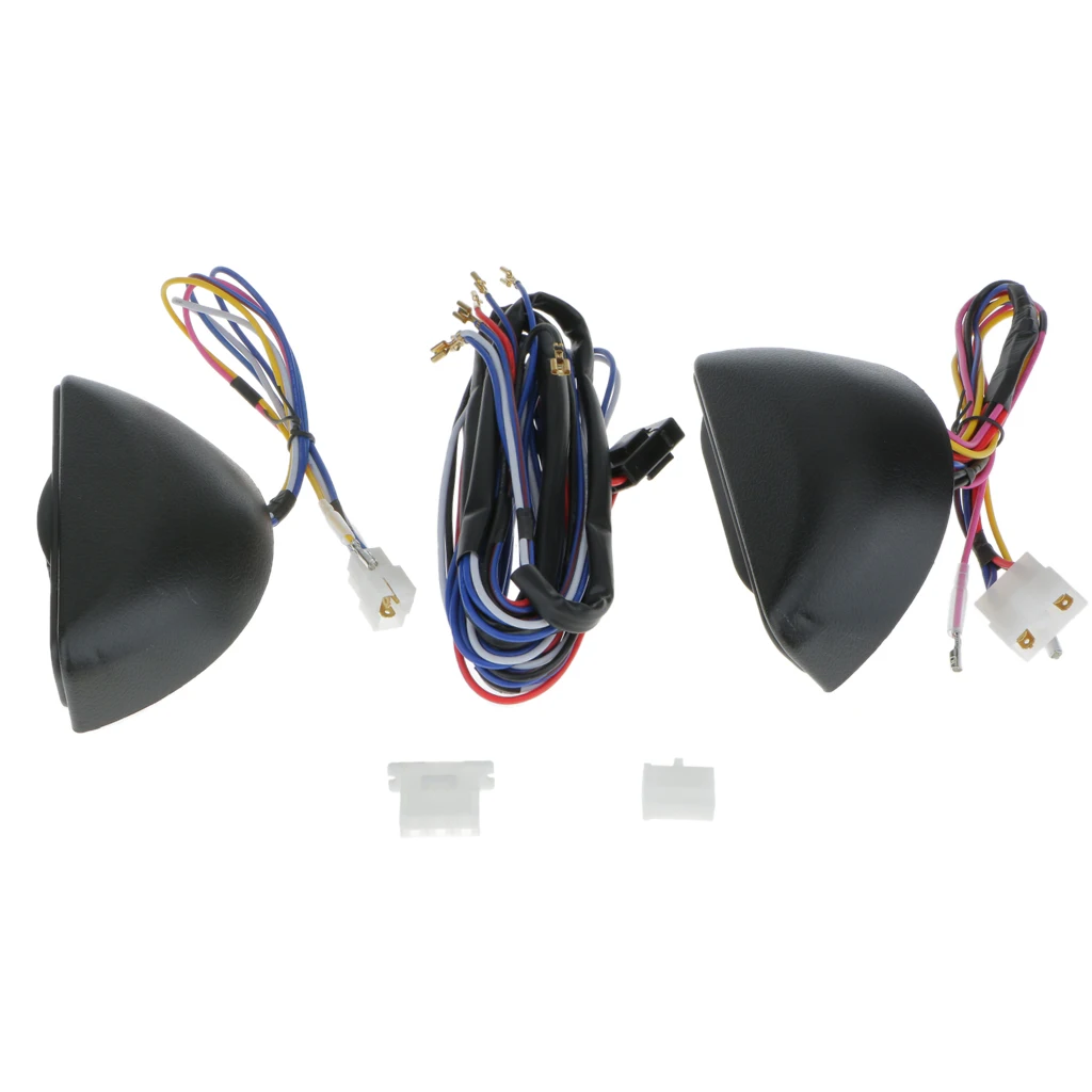 Black Plastic Power Window Switch Universal Application Illuminated Yellow Green for Vehicle Window Regulator