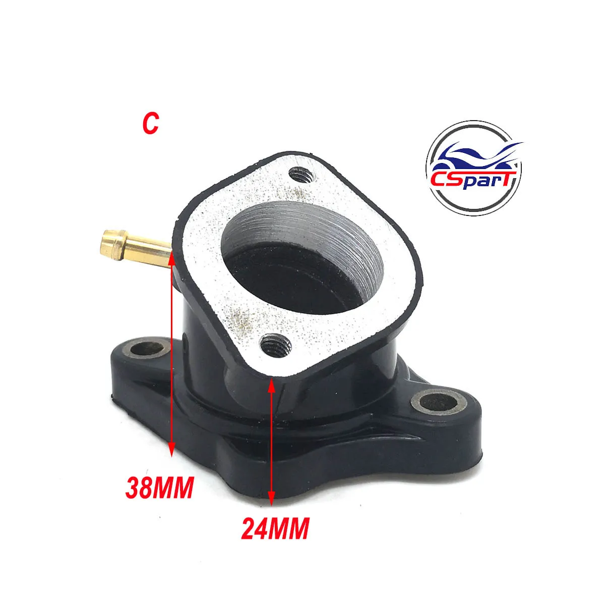 30MM PZ30 Intake Manifold With Pipe 200CC 250CC Taotao Bashan Hsun Shineray ZongShen Dirt Pit Bike ATV Quad Buggy