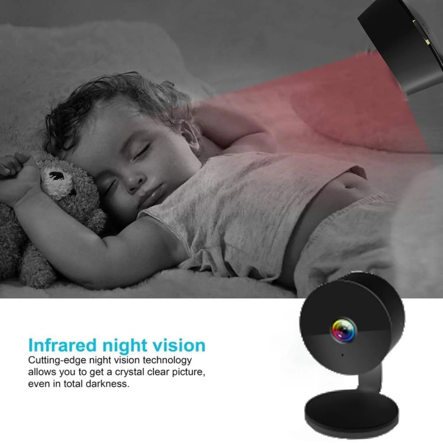 5MP Magnetic Tuya Camera Wireless Mini Two-way Audio Color Night Vision Wifi Baby Monitor Cam Outdoor Wateproof CCTV Video Surve