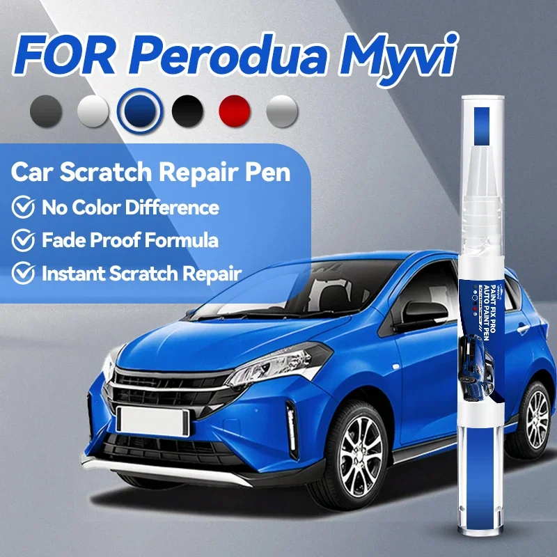 

Новинка 2026: Ручка-корректор для ремонта лакокрасочного покрытия автомобиля PERODUA MYVI (зеленый G40, G60, золотой 583, красный R63 B)