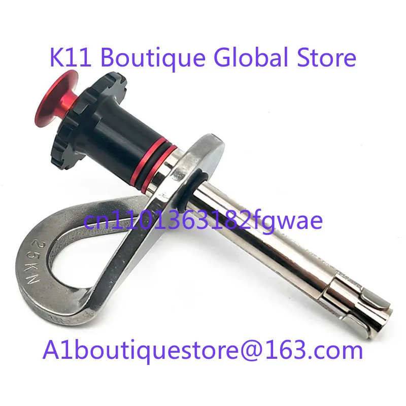 M10 Rock Climbing Expansion Bolt X60 Detachable Anchor Point Quick-Release Spear Nail For Repeated High-Altitude Operations