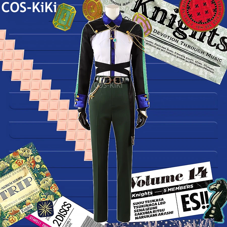 COS-KiKi Ensemble Stars Knights Trip New Album Sakuma Ritsu/Narukami Arashi/Sena Izumi/Tsukinaga Leo/Suou Tsukasa Game Suit