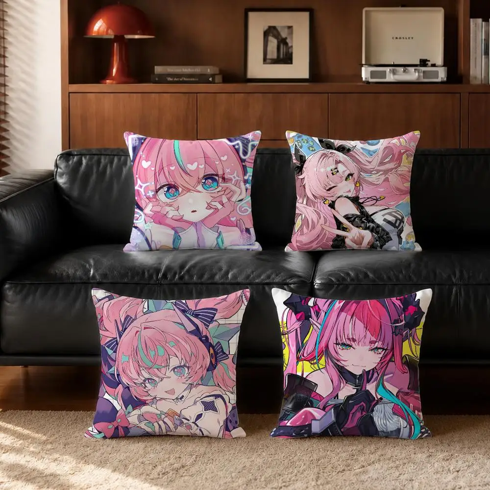 game Zenless Zone Zero Cushion Cover Cushion Cover Set  50x50 45x45 40x40 Pillowcase Decorative Sofa Home Decor