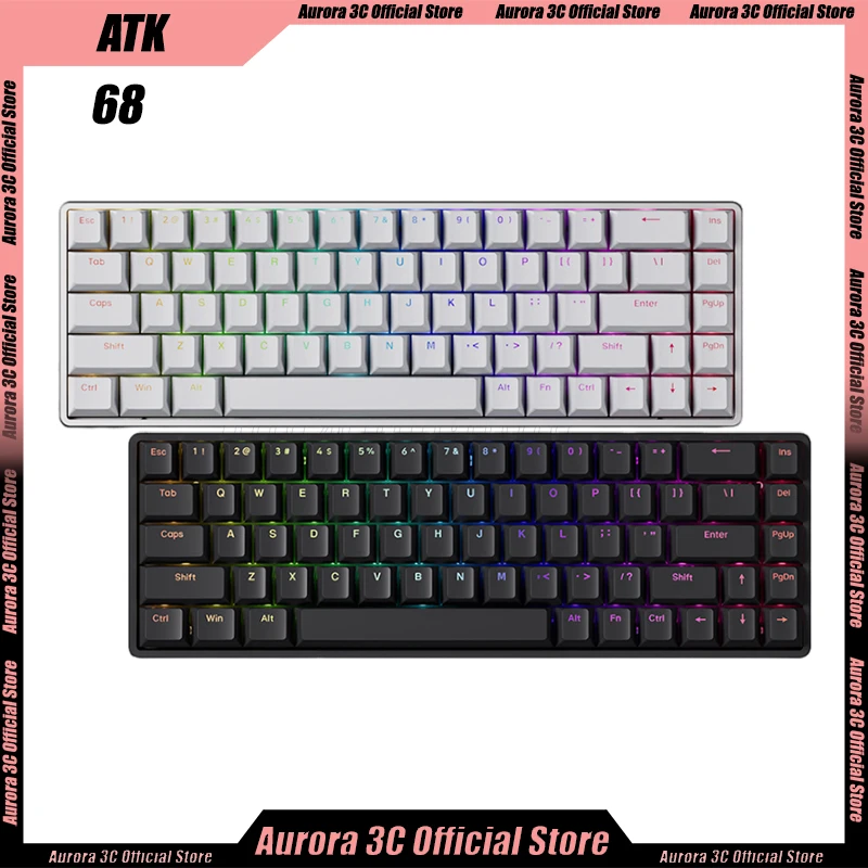 

ATK68 Gamer Keyboard Mechanical Keyboards Wired Keyboard Rapid Trigger Gaming Keyboards Smart Speed X Low Latency Hot Swap RGB