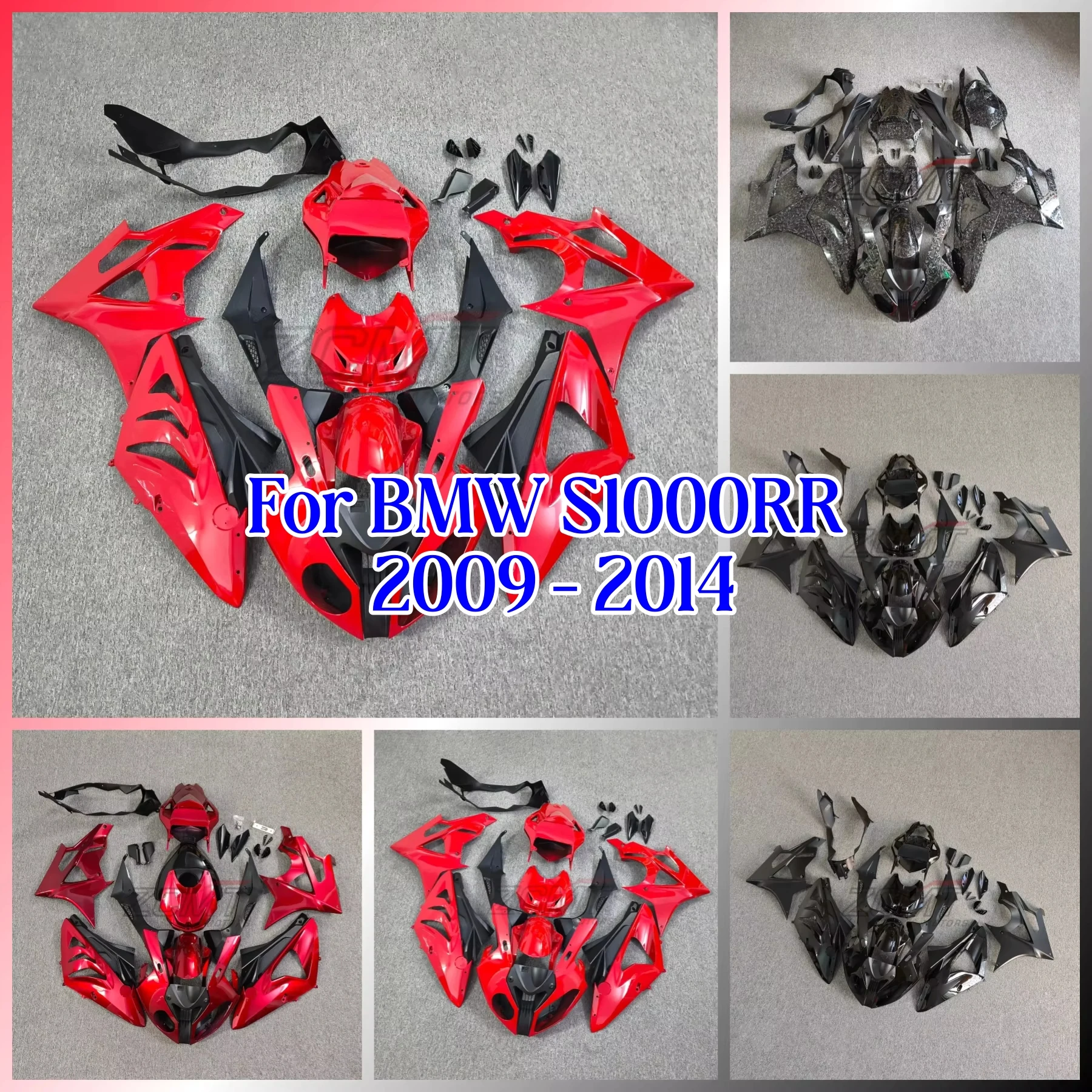 Motorcycle Complete Fairing Kit Carbon Painted For BMW S1000RR S 1000RR 2009-2014 Full Bodywork Replacement Panels Fairings Set