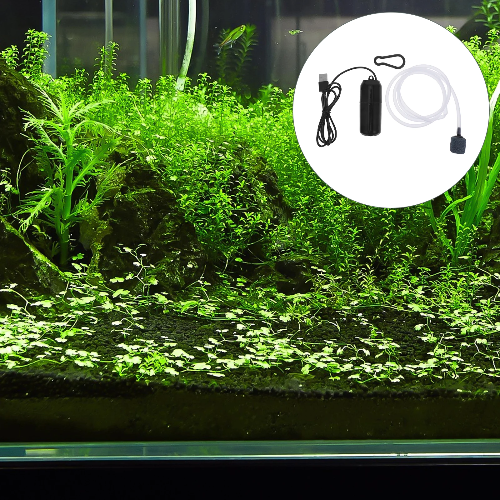

Oxygen Pump Mini for Fish Tank Aquarium Aerator Water Kit Artificial Small Bubbler Aerators