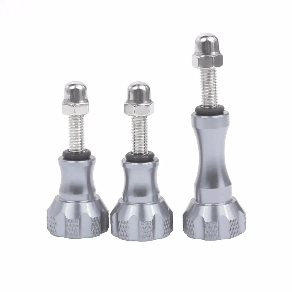 BGNing 1pack von 3pcs 1 Lange + 2 Kurze Bunte CNC Aluminium Bolt Mutter Schraube für GoPro Hero 7 6 5 3 + 4 SJ4000 EKEN YI 2 4K Montieren – Detail 34