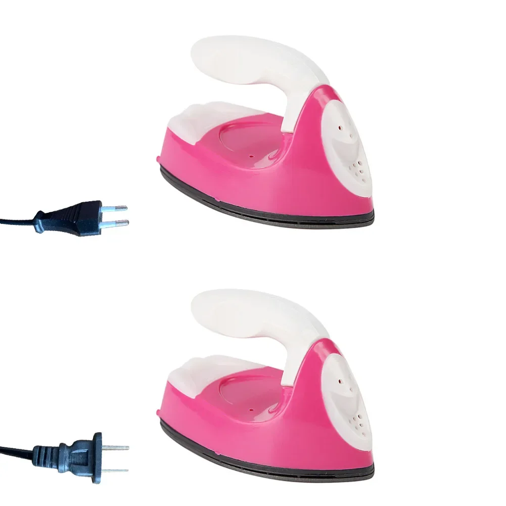 Mini Electric Iron Hotfix Applicator for Clothing Patches - Travel & Household Use