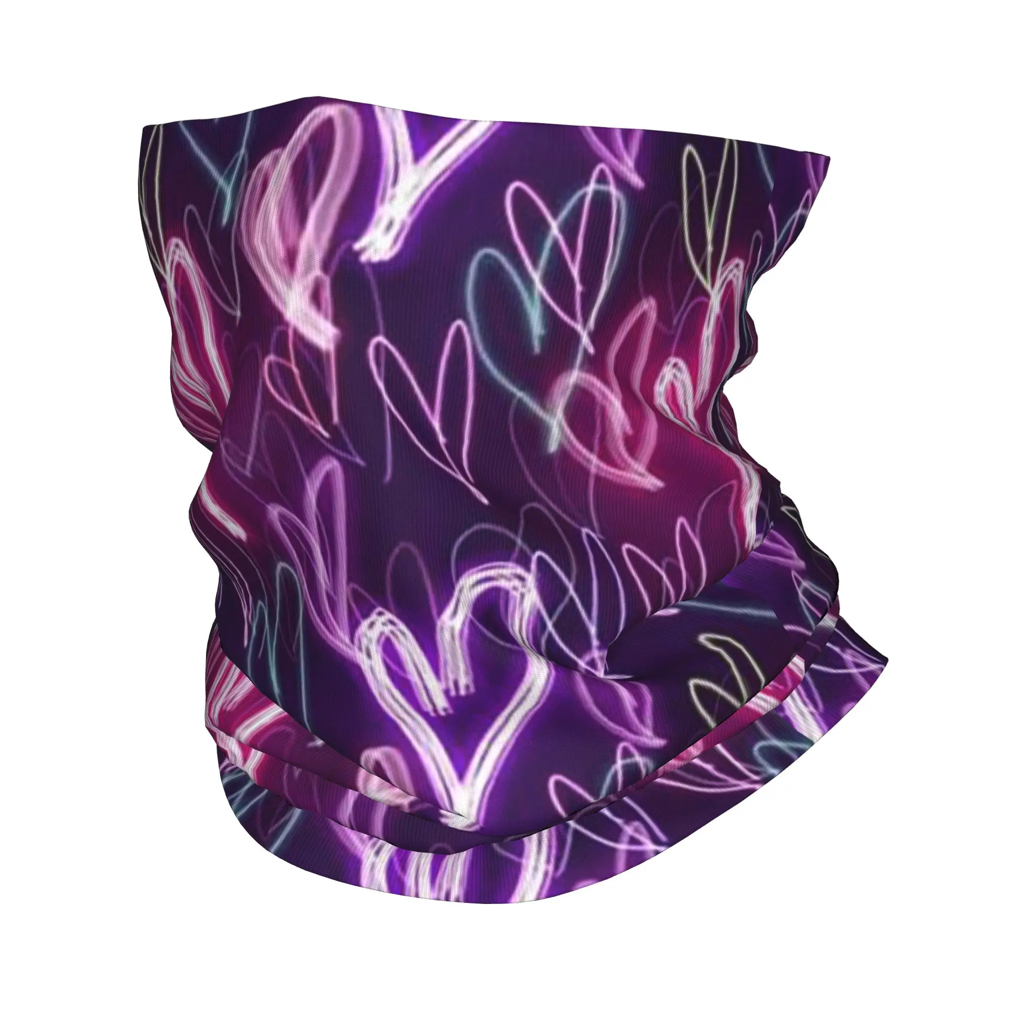 

Love Color Patterns Bandana Neck Cover Printed Wrap Scarf Multifunction Headband Cycling Unisex Adult