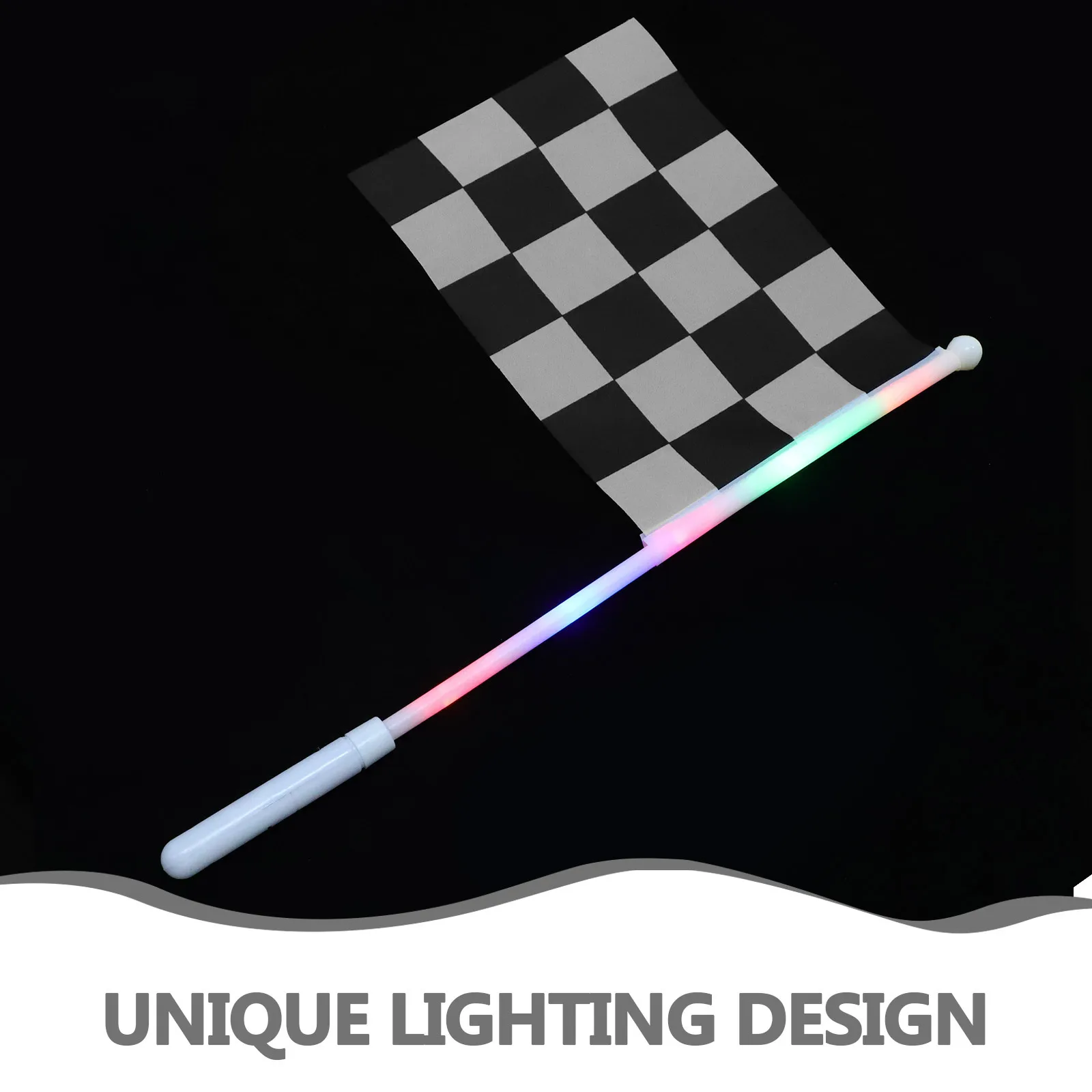 علم متقلب مضيء عالي السطوع LED سهل التعامل مع الرؤية الليلية وأنشطة السباق الداخلية والخارجية