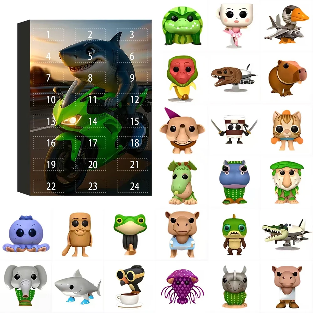 

2D акриловая фигурка Tung Tung Sahur итальянского мозга, деревянная палочка, подвесная подвеска, забавная фигурка Tralalero Tralala, слепая коробка