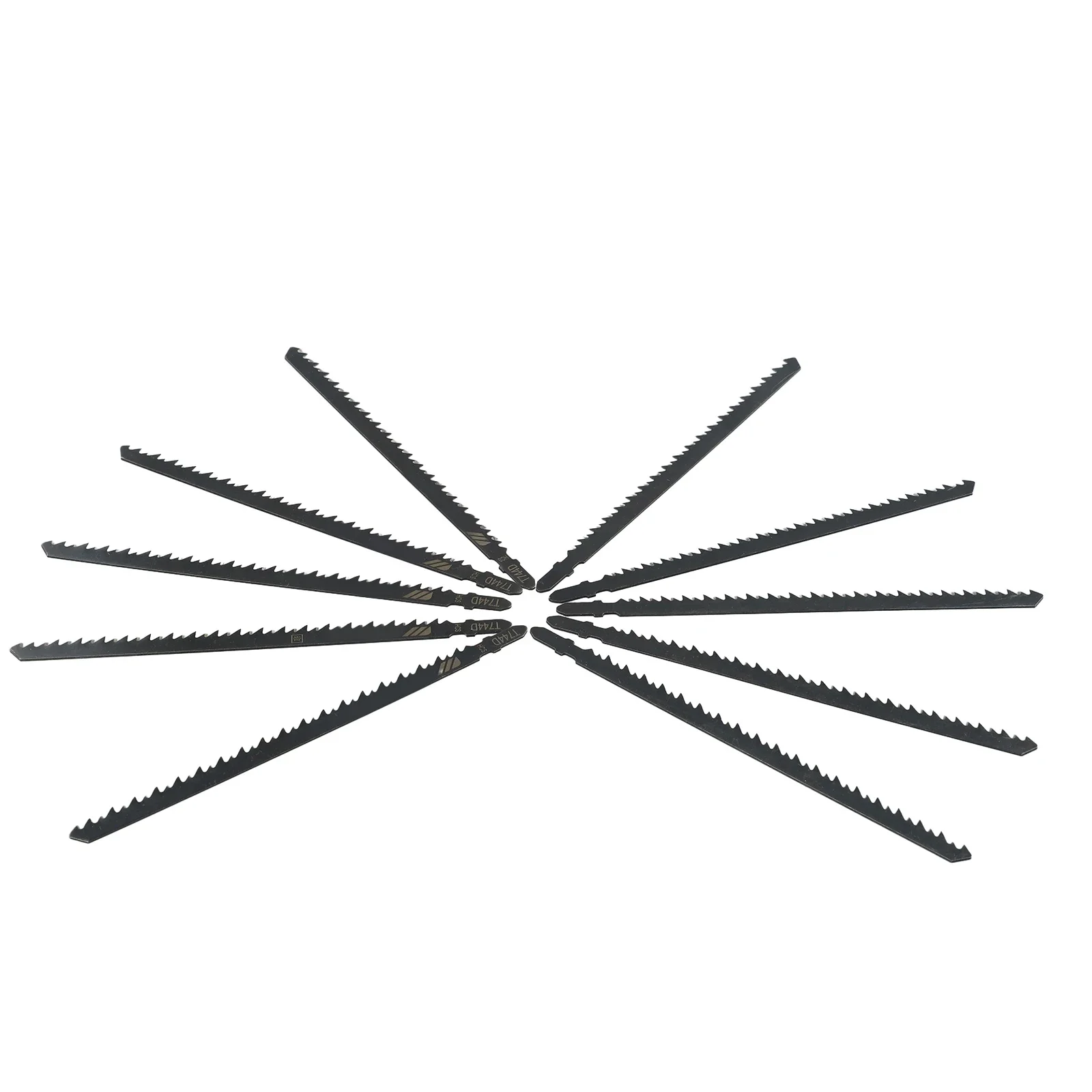 Imagem -03 - Lâminas de Serra Ultra Longas T744d Conjunto de Corte Rápido para Madeira e Plástico Acessórios Multifunções para Ferramentas Elétricas 10 Pcs 180 mm