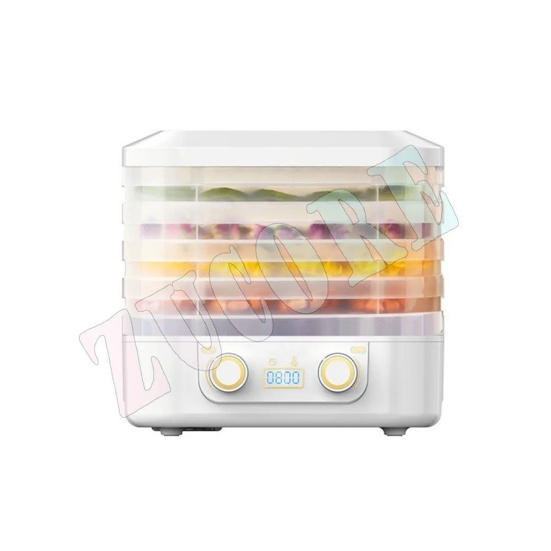 مجفف طعام مكون من 5 طبقات لخضروات الفواكه واللحوم والكلاب يعامل آلة التجفيف المنزلية مع مؤقت خالي من مادة BPA