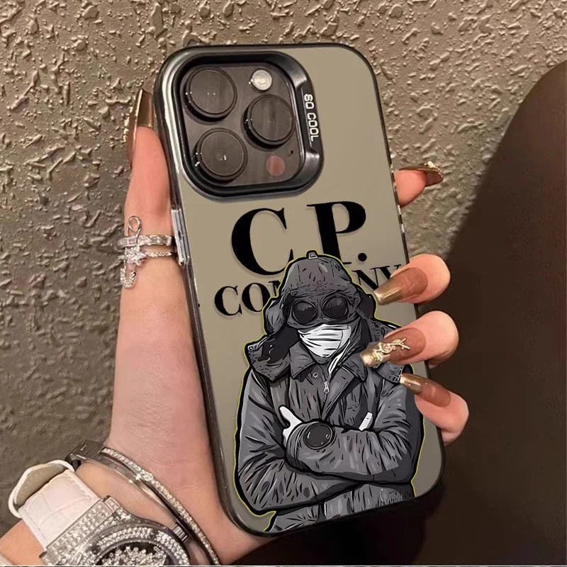 Luxury Fashion Male Image Plating Matte Hard Case for iPhone 16 15 14 13 12 11 Pro Max XS X XR 8 7 Plus SE 2020 Shockproof Cover