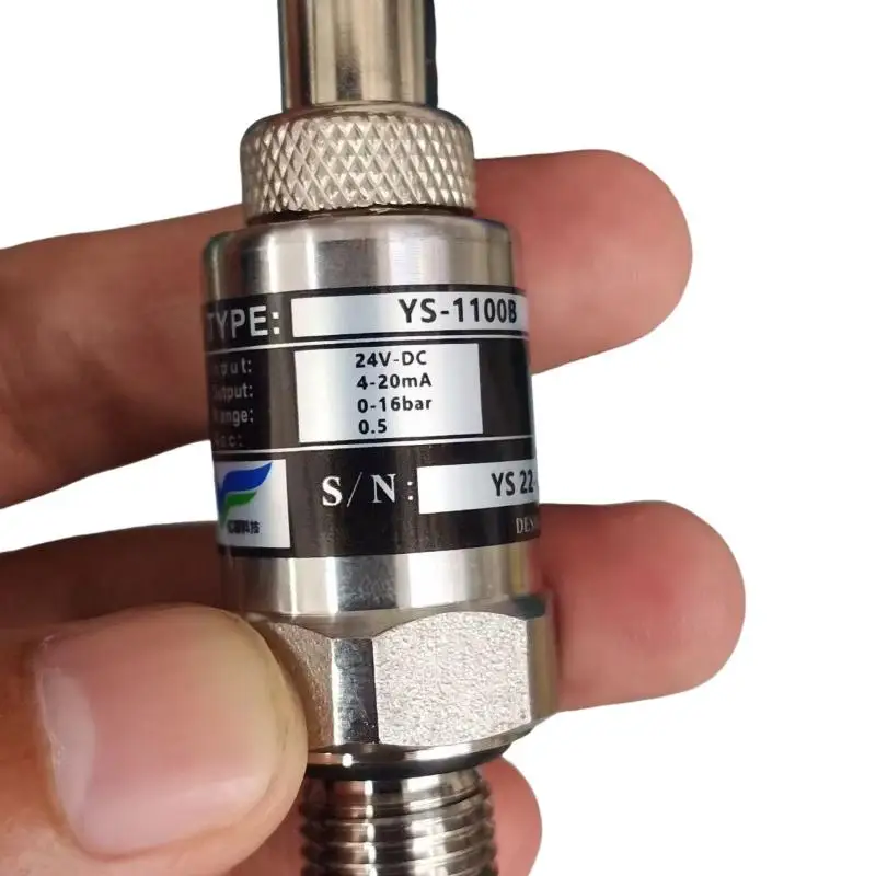 جهاز إرسال الضغط الصناعي المتين، مستشعر هيدروليكي 24 فولت - يناسب الزيت أو السائل