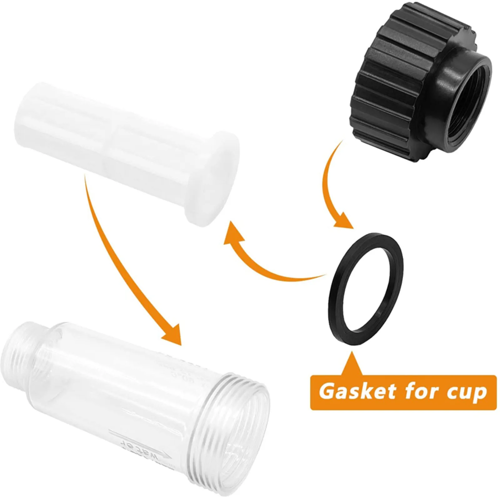 For Kärcher Water Filter Internal Thread Plastic External Thread For Pressure Washer Garden Pump Garden Watering