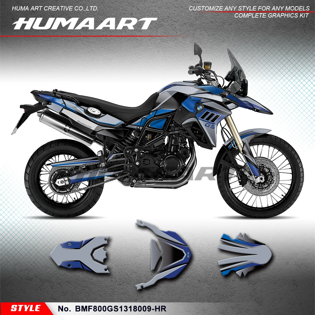 

HUMAART Motorcycle Stickers Laminated Decals for F800GS F800 GS 2013 2014 2015 2016 2017 2018, Protector, BMF800GS1318009-HR