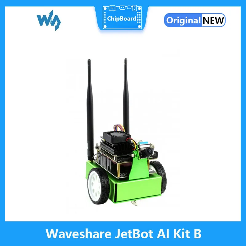 

JetBot AI Kit B, AI Robot Based on Jetson Nano, comes with Waveshare Jetson Nano Dev Kit