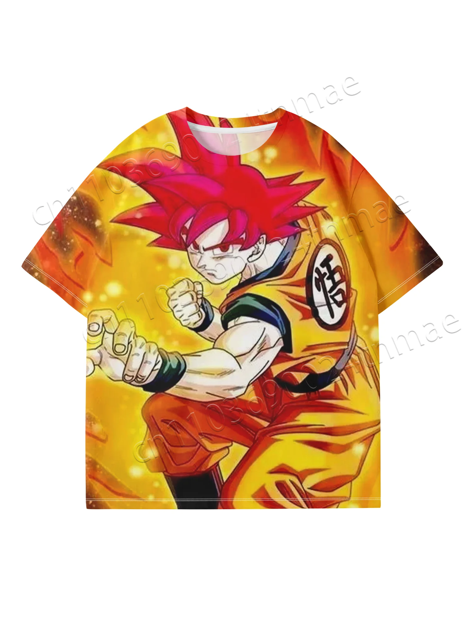 2025 DBZ La elección del guerrero | Camisetas de doble tamaño de tela suave Impresión 3D Secado rápido y transpirable