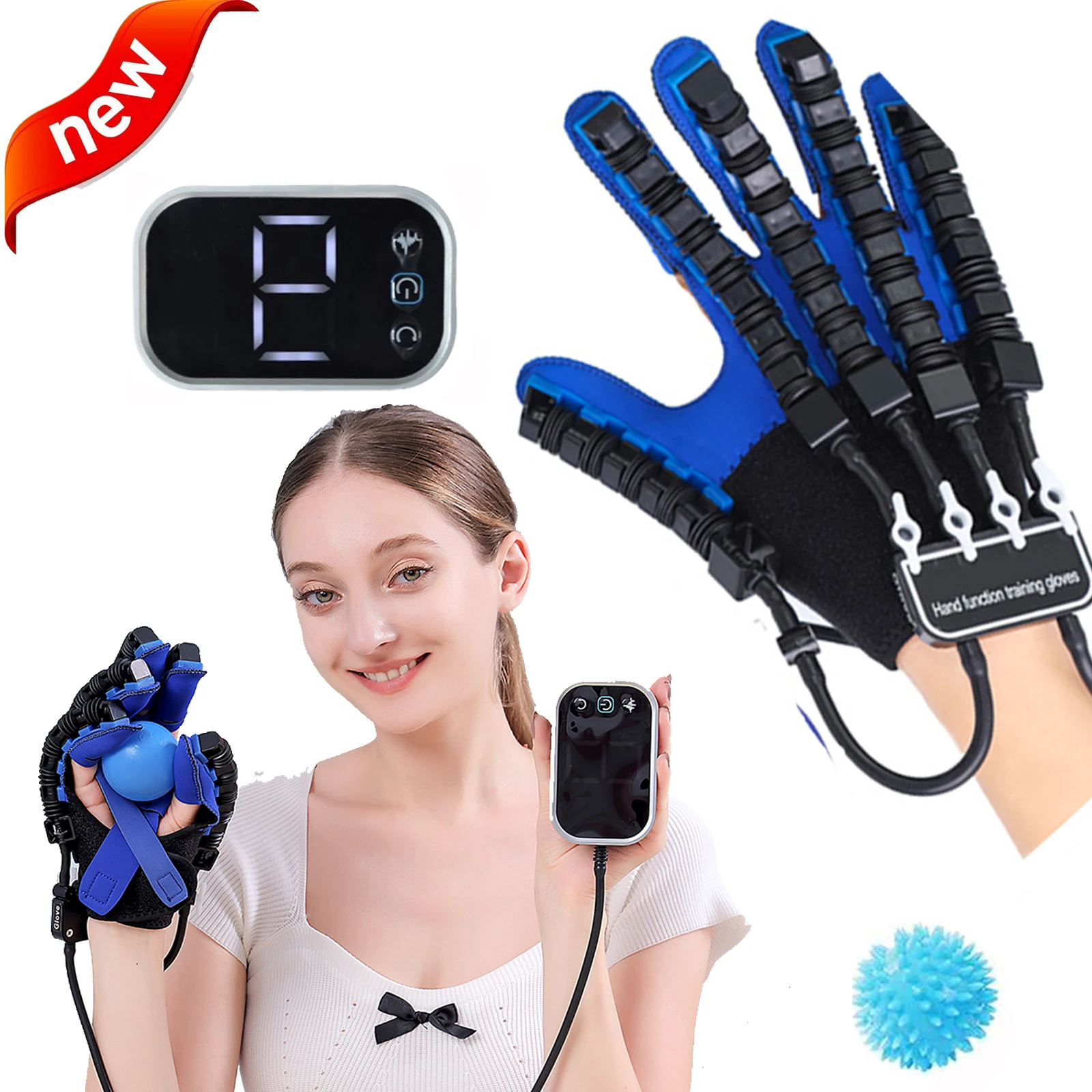 NEW Rehabilitation Robot Gloves Hand Device Training Gloves Stroke Hemiplegia Devices Rehabilitation Hand Function Recovery