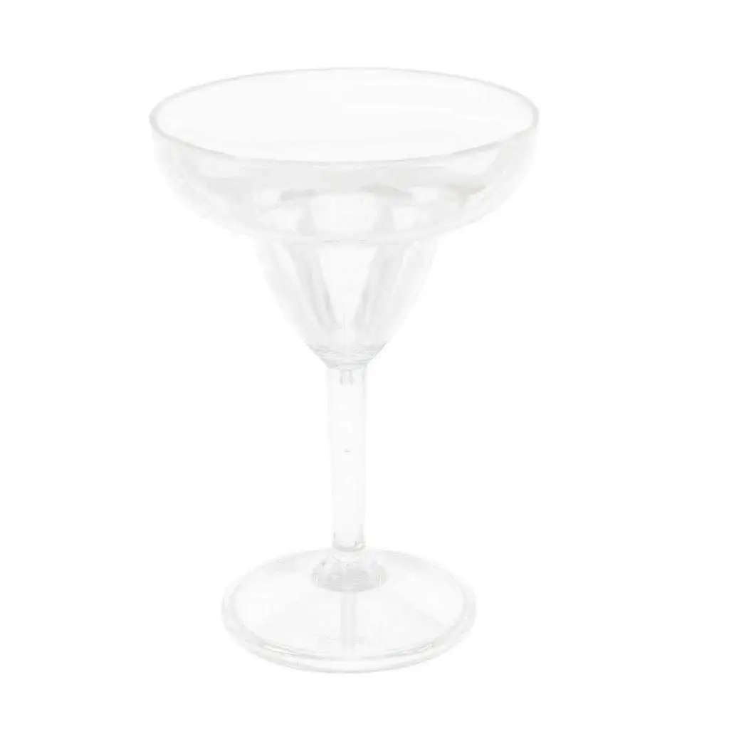 Acrylic Margarita Glass cocktail glass Drink Goblet for Restaurant, Shatter & High Temperature Resistant