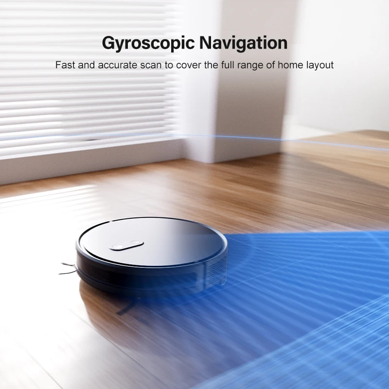 Household Smart 3 in 1 Robot Vacuum Cleaning Mop Powerful App Control Robot Vacuum Cleaner for Home Appliances