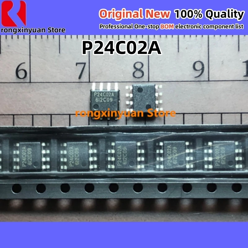 P24C02A SOP-8 24C02 24C02A SMD CMOS  2K 2-Wire Serial EEPROM 100% New original