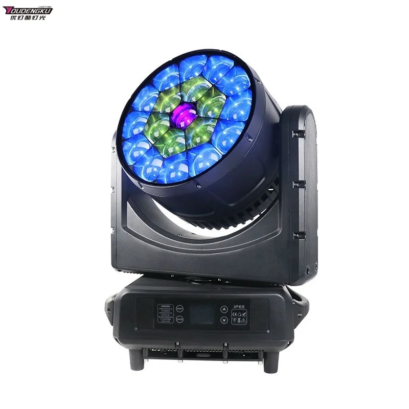1 piece IP65 Waterproof19x40w RGBW Zoom Moving Head Bee Eye Dj Moving Head Light