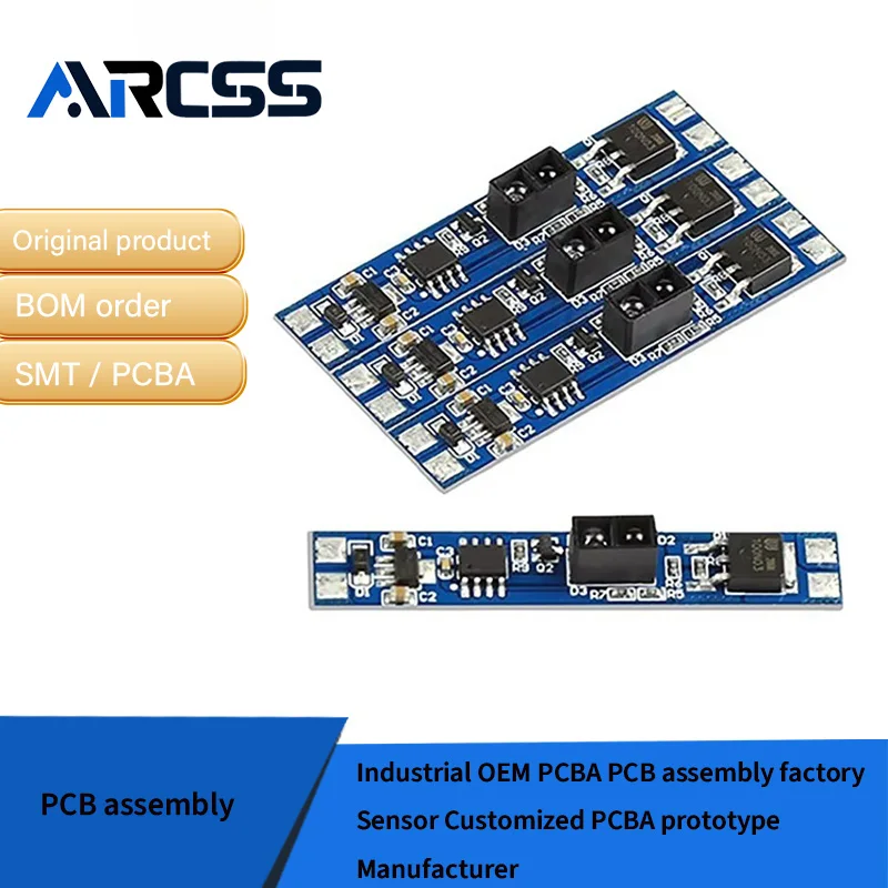 Fabbrica di assemblaggio PCB PCBA OEM industriale Produttore di prototipi PCBA personalizzato con sensore