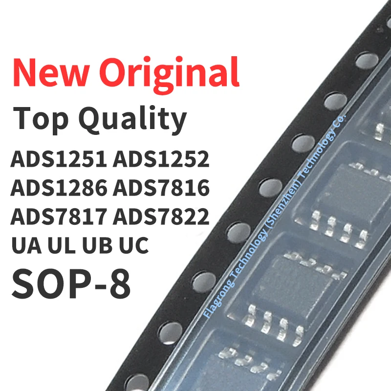 1 Piece ADS1251 ADS1252 ADS1286 ADS7816 ADS7817 ADS7822 UA UL UB UC SOP-8 Chip IC New Original