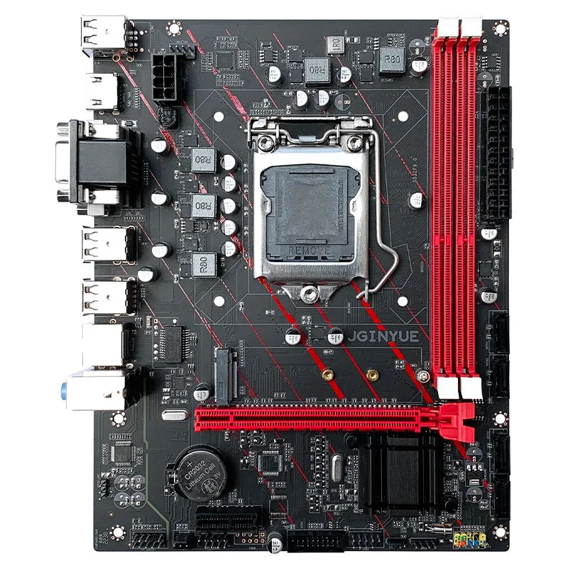 JGINYUE H61M-G Motherboard Combo E3 1230 V2 4Cores 8Threads MAX 16GB DDR3 RAM Kit Desktop PC office Video MOBO - view 2