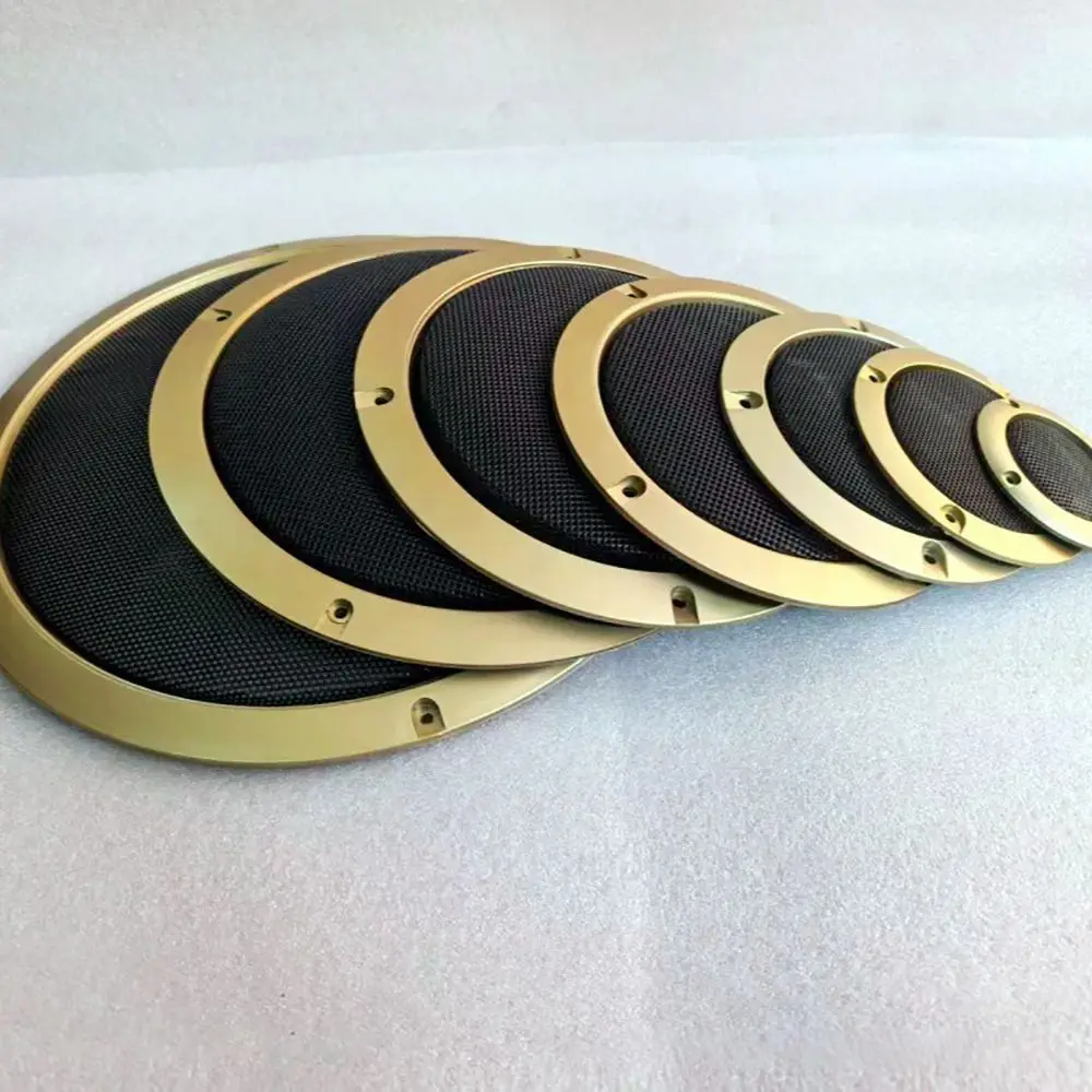 1Pcs 2/3/4/5/6.5/8/10 inch Speaker Net Cover High-grade Enclosure Speakers Plastic Frame Metal Iron Wire Grilles Decorative Mesh