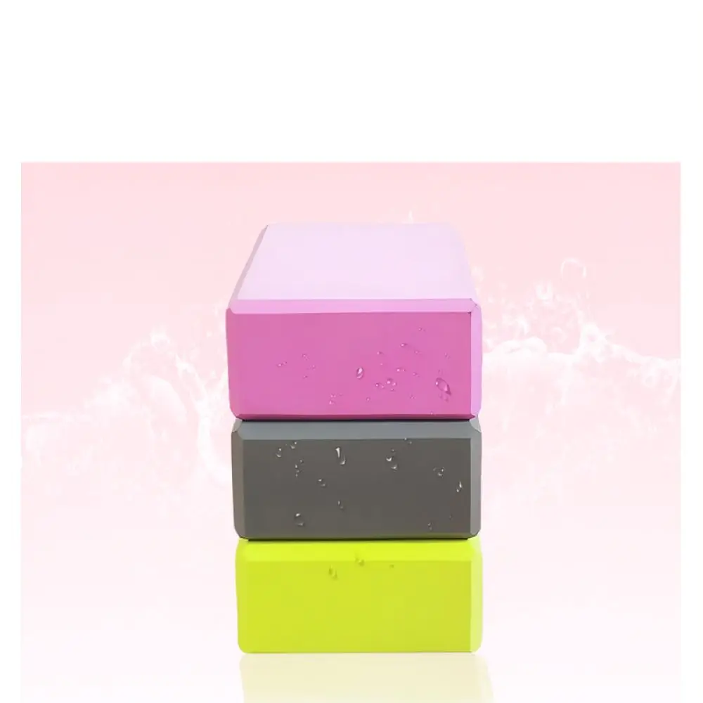 Lightweight Eva Foam Yoga Brick Stretching Support Block Professional Fitness Accessory For Pilates Training Exercise