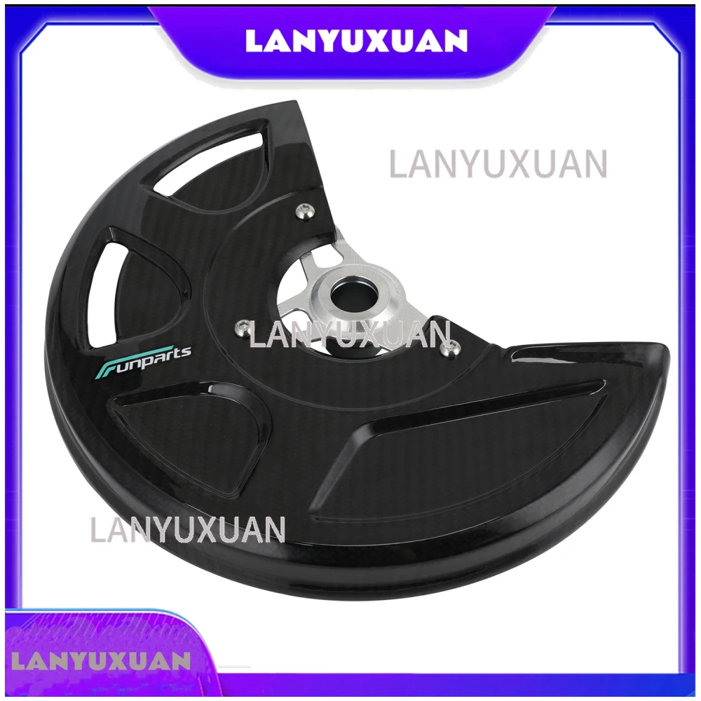 2026 Real Carbon Brake Rotor Caliper Guard Cover with 7075 Aluminum for SX SX-F XC XC-F 125-530 2015-2023