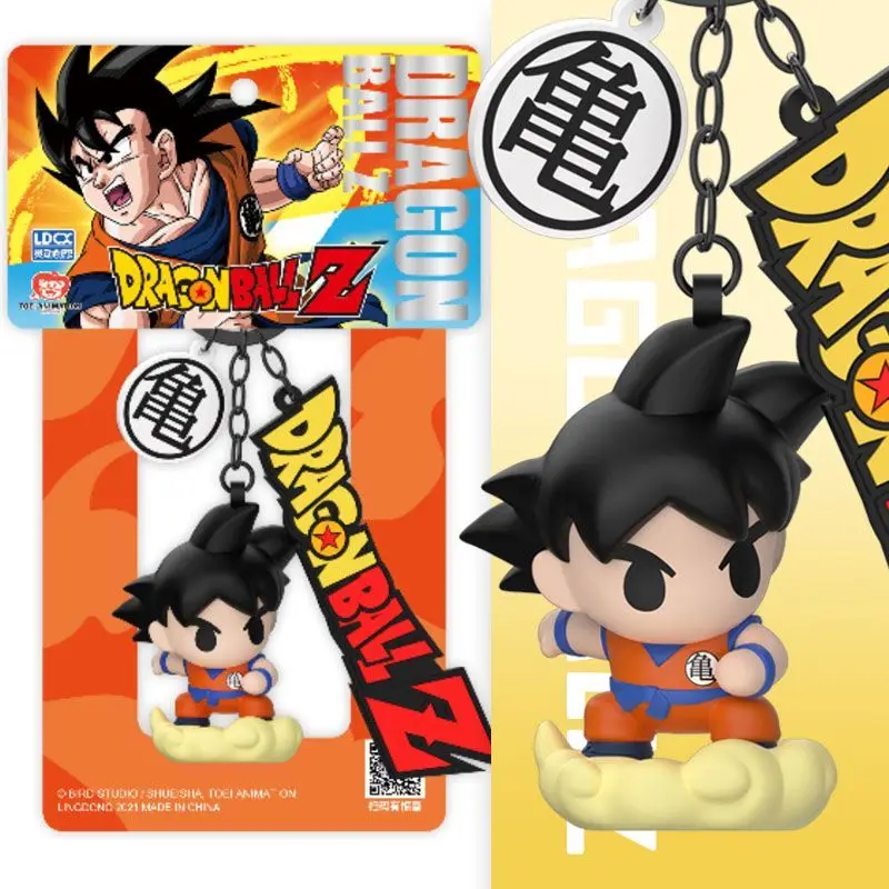 

Anime Dragon Ball Goku Piccolo Buu Vegeta Trunks Keychain Cute Cartoon Creative Backpack Pendant Car Key Decoration Boy Gift