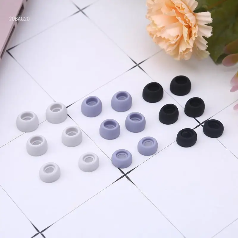 Silicone Eartips Eargels Earpads Ear Tips Silicone Bud Compatible for Glaxy with Steel Mesh