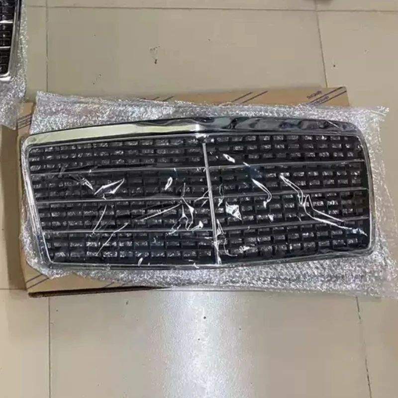 Chrome Grille Assembly Front Bumper Net for Mercedes-Benz W124 Radiator Grill Car Accessories view 3
