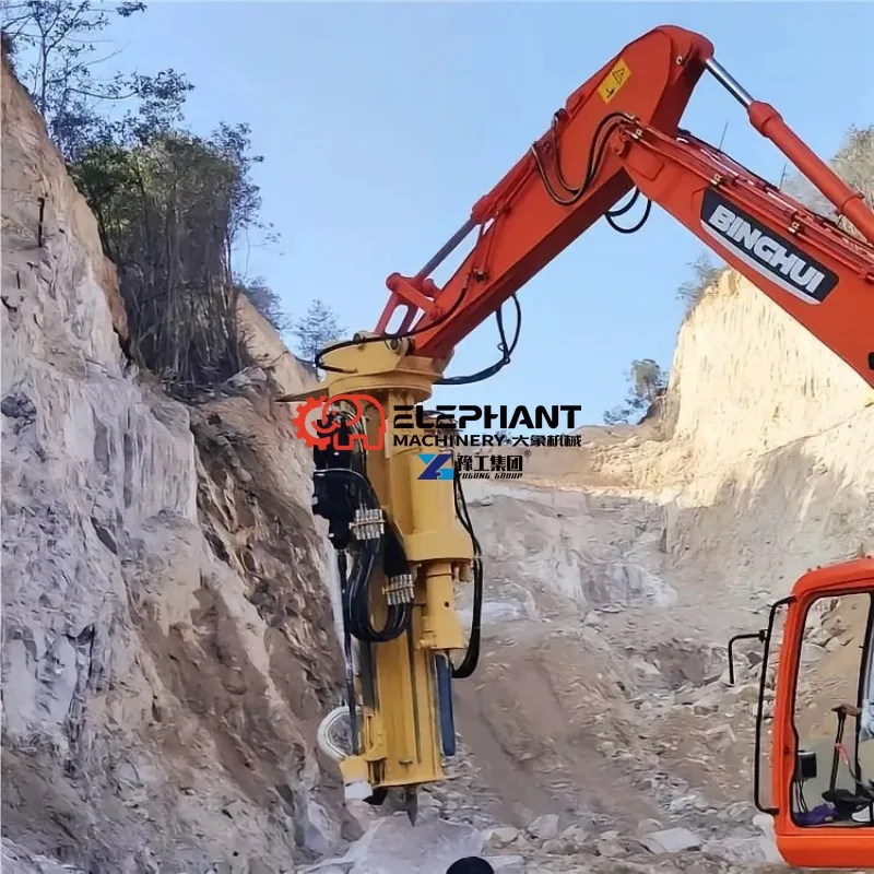 Drilling Splitting All-in-One Rock Splitter Machine Combined Hydraulic Drill Splitting Device Labor-saving ConstructionMachinery