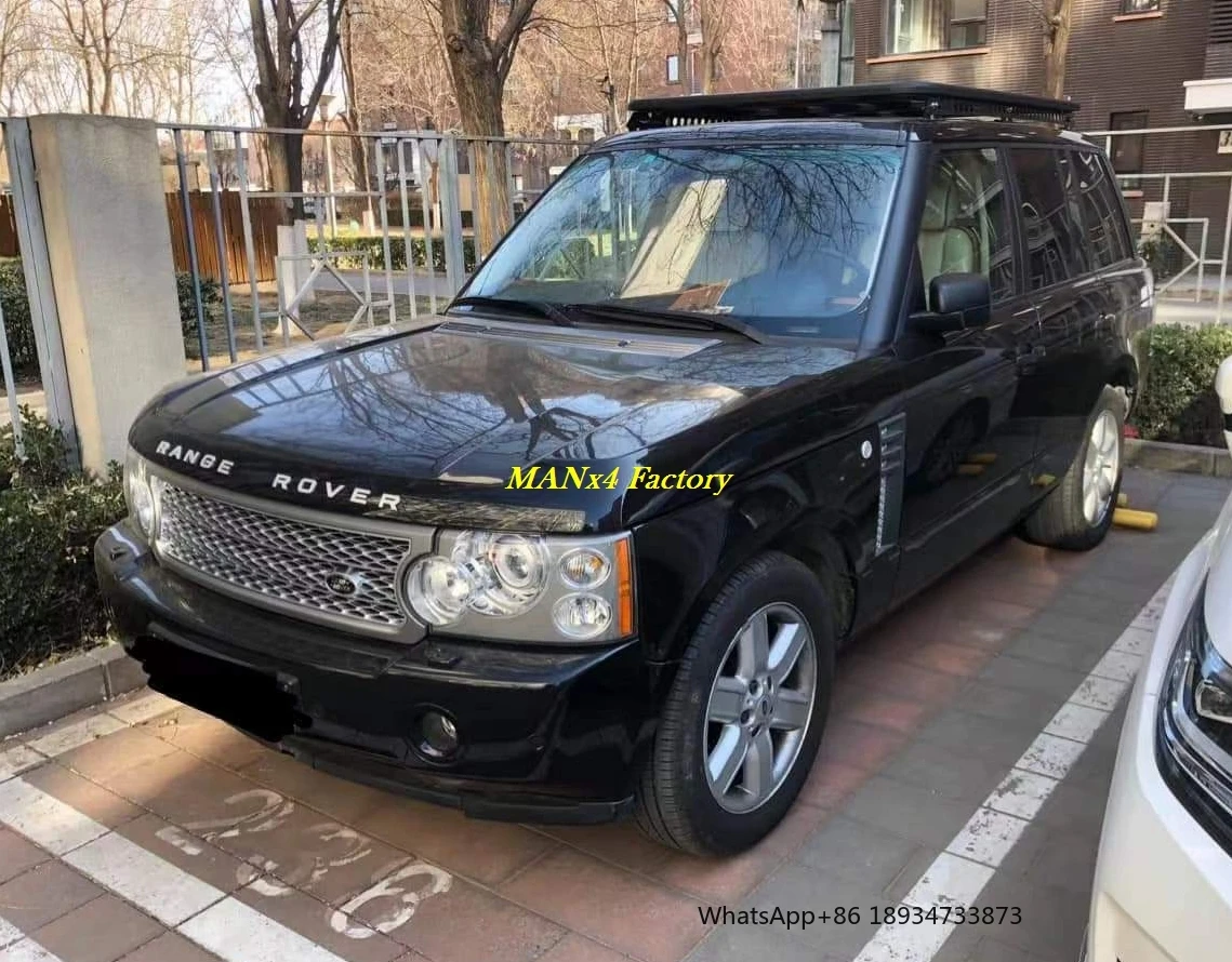 Portapacchi piatto in lega di alluminio MANx4 per Range Rover L322 02-12