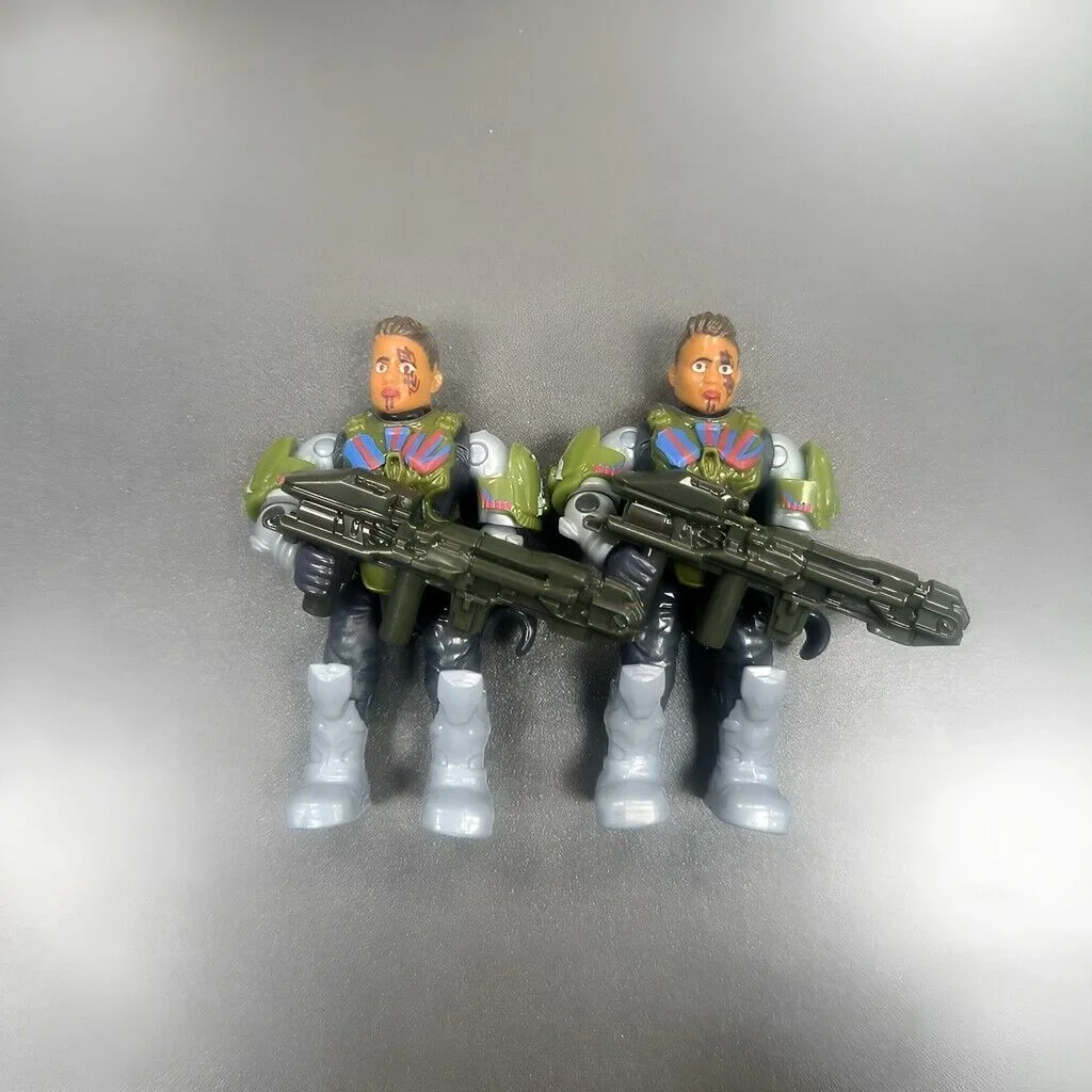 5 Stück Mega Construx Heroes Serie 18 Lt. Colonel Kinsano Minifigur