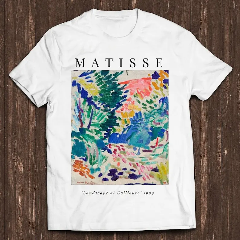 Matisse Landscape At Collioure Painting Art Meme Unisex Retro Gamer Cult Movie Music Top Cool Gift Tee T Shirt C1041