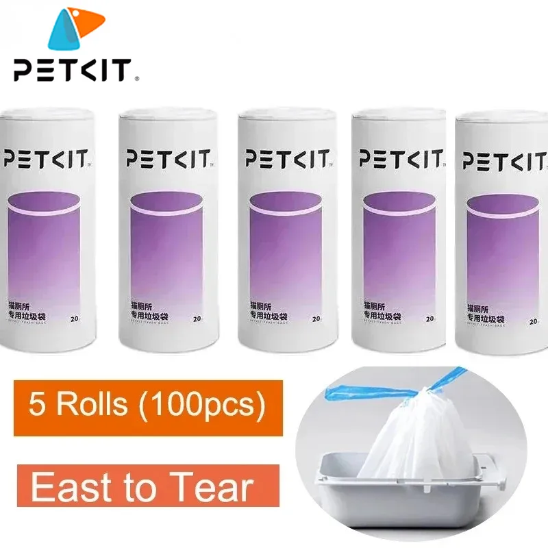 PETKIT Poop Bag Replacement Trash Bag Waste Bag for Pura X Pura Max Automatic Self Cleaning Cat Litter Box Cleaning Supplies