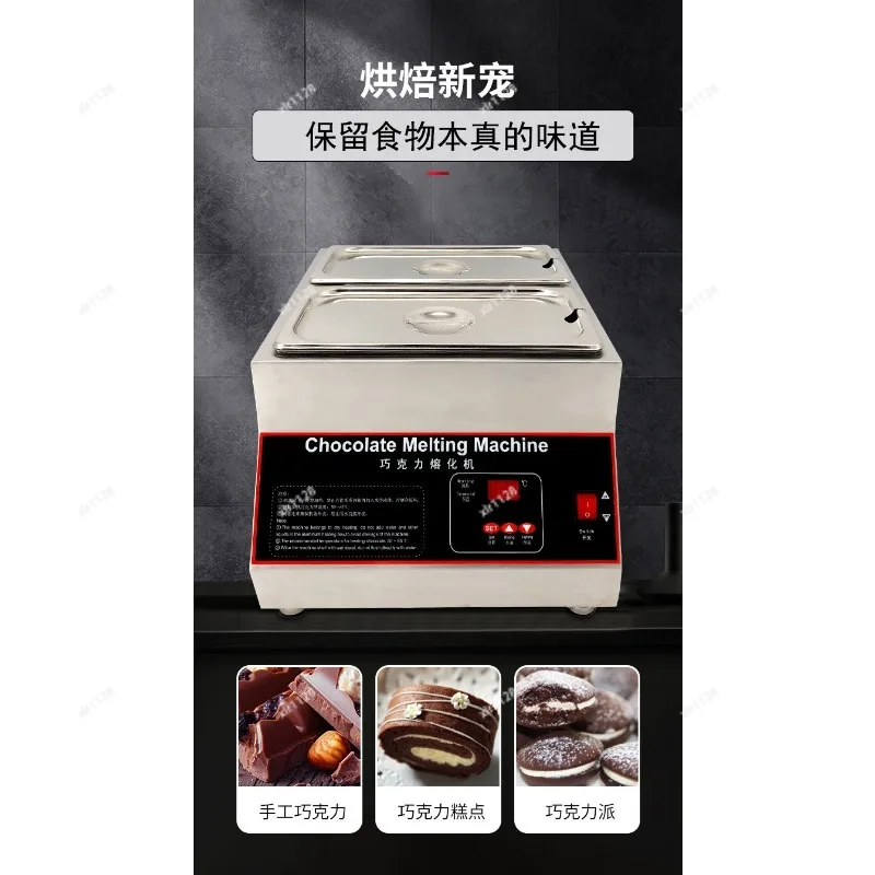 Constant Temp Chocolate Melting Pot Hot Air Circulation Heating Bakery Warming Equipment