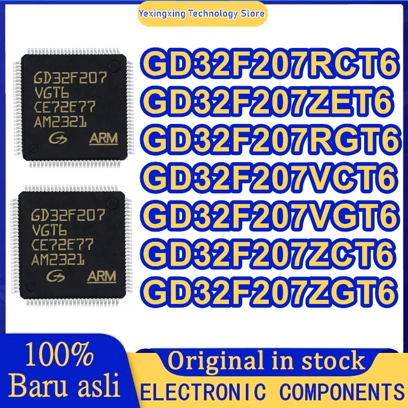 GD32F207RCT6 GD32F207RGT6 GD32F207VCT6 GD32F207VGT6 GD32F207ZCT6 GD32F207ZGT6 GD32F207ZET6 IC Chip 100% New Original in stock