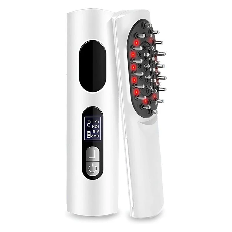 AB68 Electric Hair Oil Applicator, Scalp Massage Comb, Evenly And Precisely Distributes Essential Oils On The Scalp