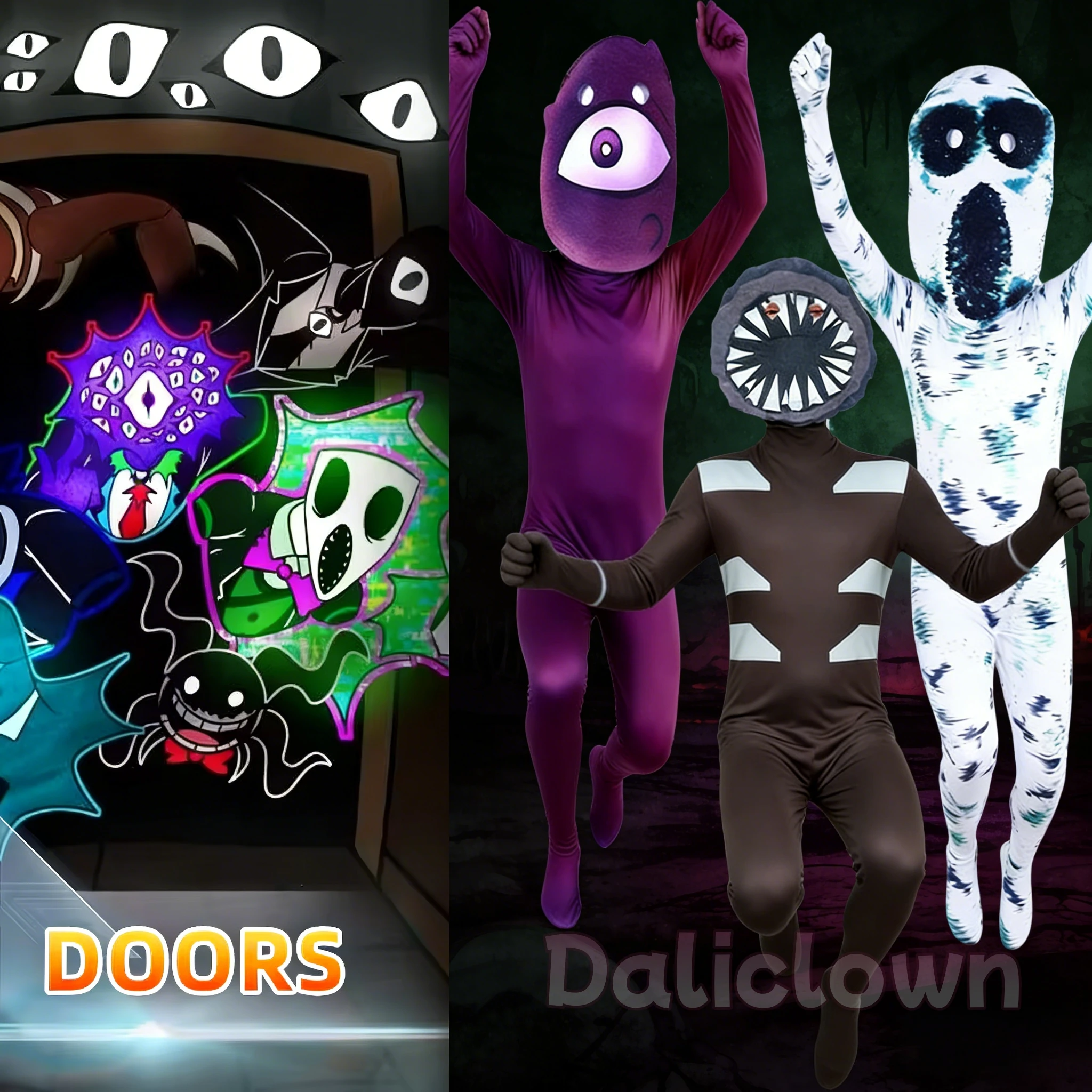 Party Games Indoor - Костюм для косплея Game Doors: детский